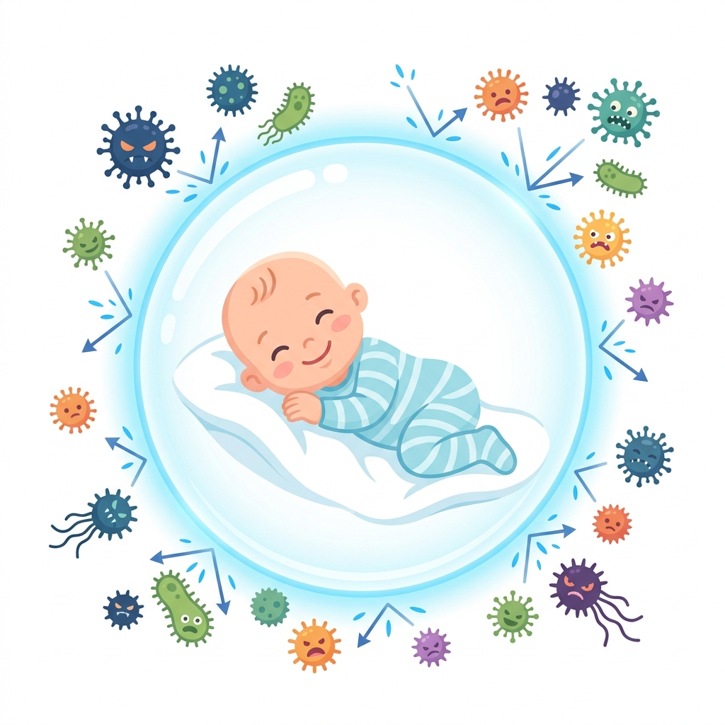 ඔයාගේ පොඩිත්තා නිතරම ලෙඩ වෙනවද? ඒ සමහරවිට SCID (Severe Combined Immunodeficiency) නිසා වෙන්න පුළුවන්! අපි මේ ගැන කතා කරමු! Infographic