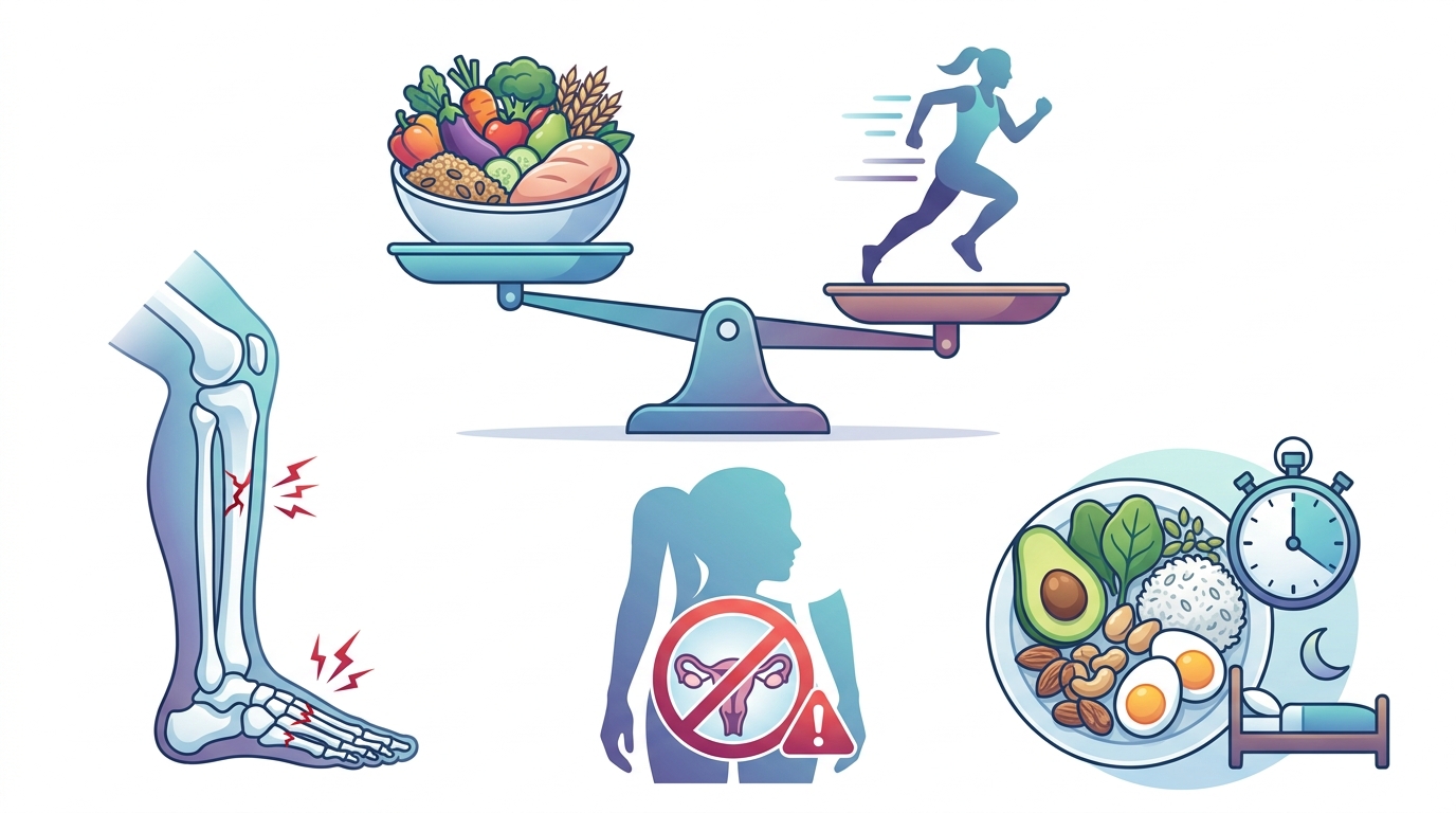 Relative Energy Deficiency in Sport Infographic
