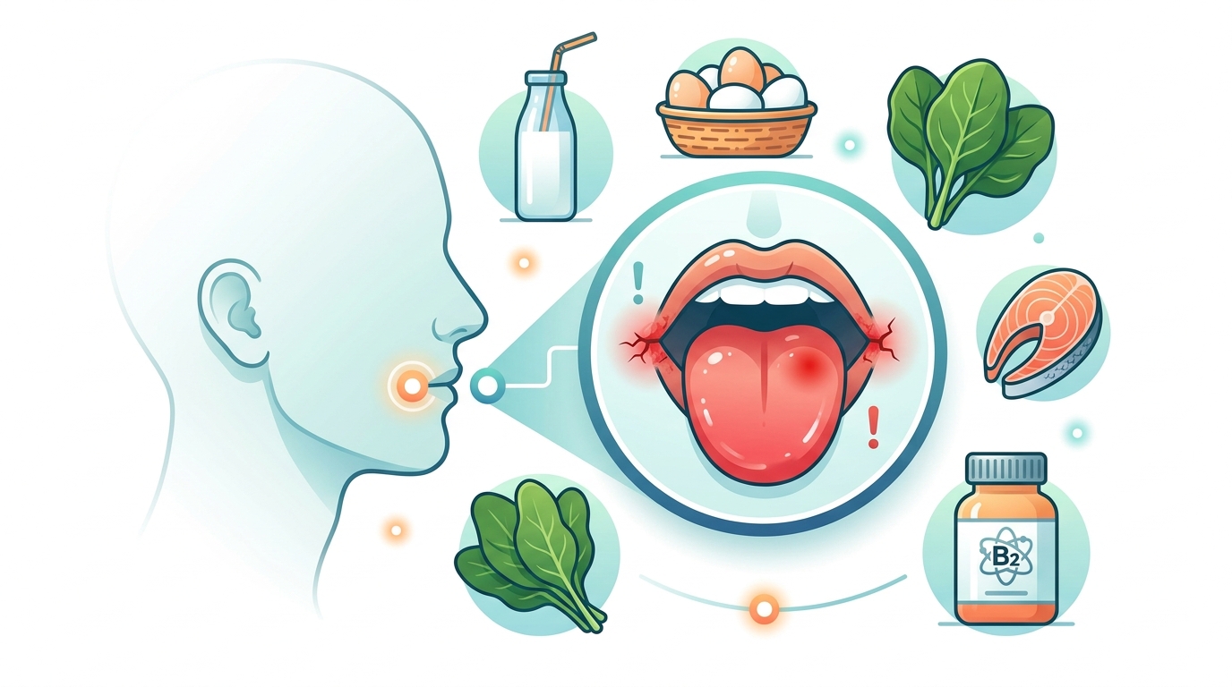 Riboflavin Deficiency Infographic