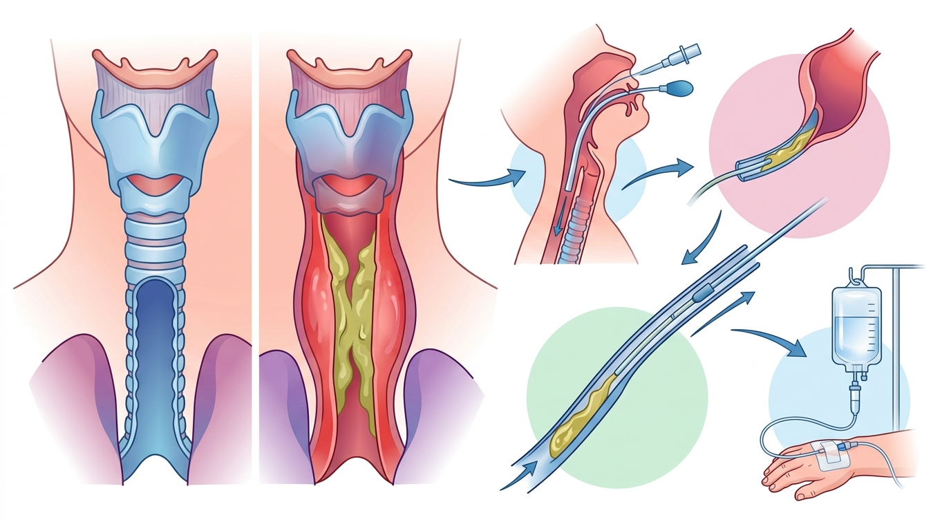 Tracheitis Infographic