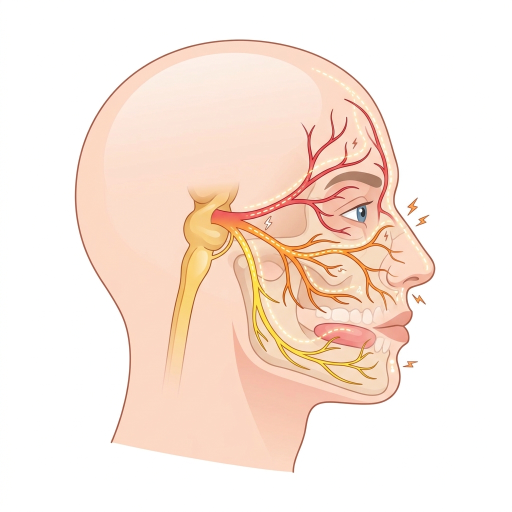 මේ දරාගන්න බැරි මූණේ වේදනාව මොකක්ද? (Trigeminal Neuralgia) ගැන දැනගමු Infographic